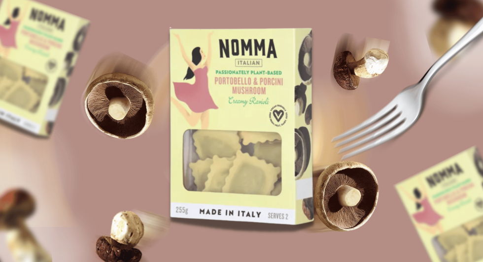 Portobello and Porcini Mushroom Ravioli Nomma Italian